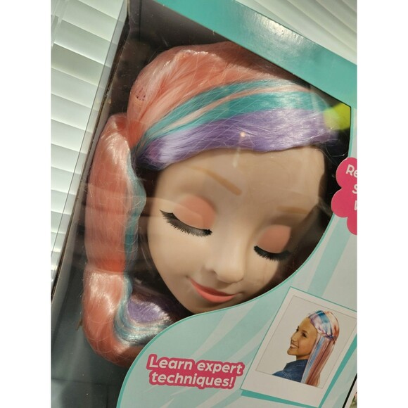 SOLD Styling Head Play Doll With Fashion Hair Accessories And BONUS Pretend Wig - Picture 2 of 9